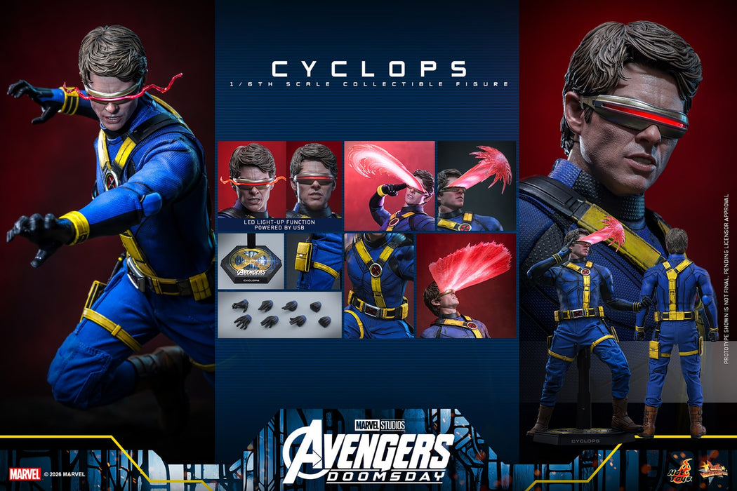 Hot Toys Movie Masterpiece Series: Avengers Doomsday - Cyclope Escala 1/6