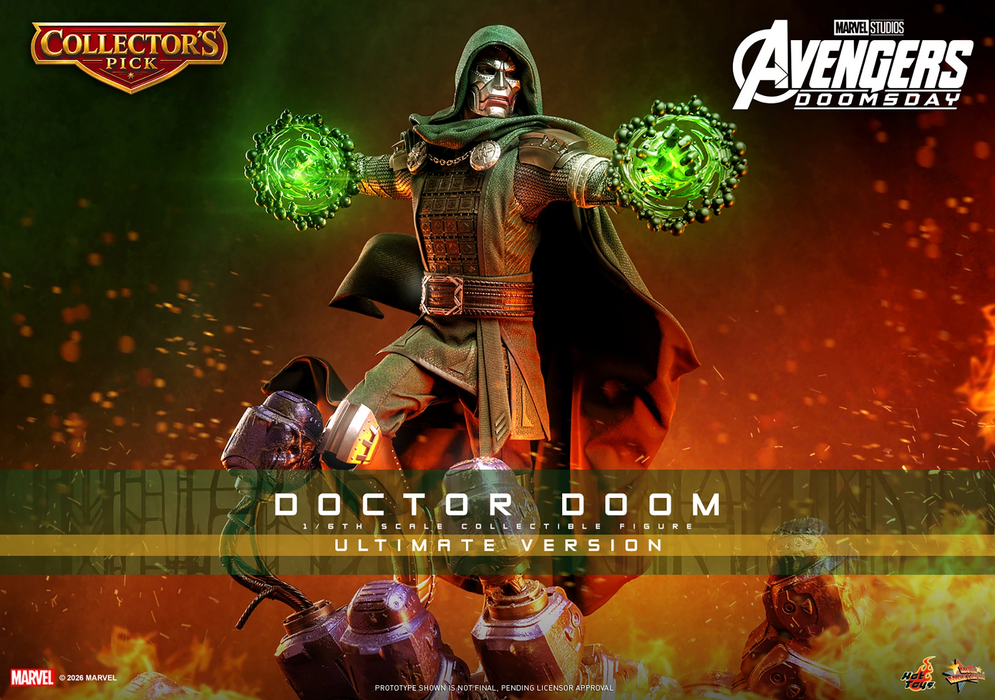 Hot Toys Movie Masterpiece Series: Avengers Doomsday - Doctor Doom Deluxe Escala 1/6
