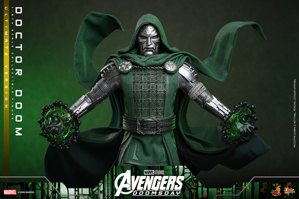 Hot Toys Movie Masterpiece Series: Avengers Doomsday - Doctor Doom Deluxe Escala 1/6
