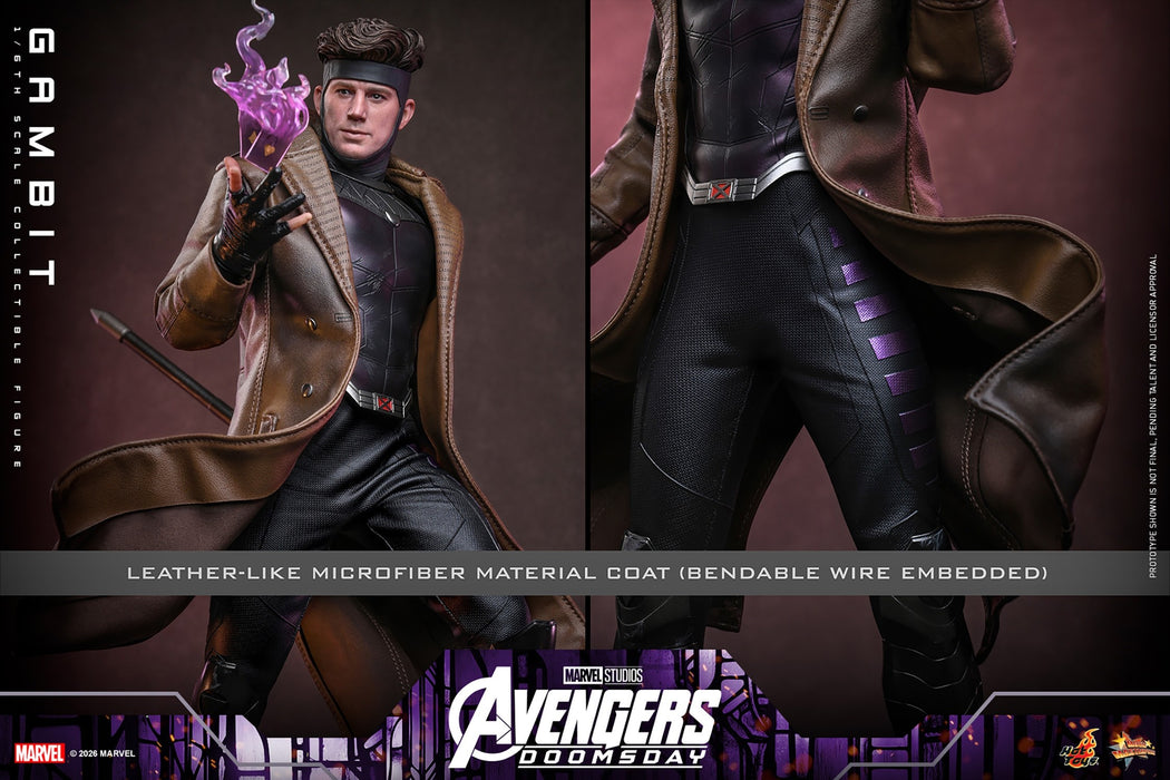 Hot Toys Movie Masterpiece Series: Avengers Doomsday - Gambito Escala 1/6