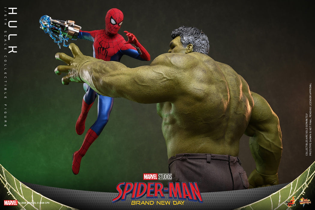 Hot toys Movie Masterpiece Series: Spiderman Brand New Day - Hulk Salvaje Escala 1/6