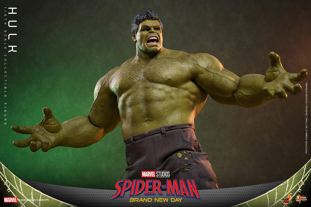 Hot toys Movie Masterpiece Series: Spiderman Brand New Day - Hulk Salvaje Escala 1/6