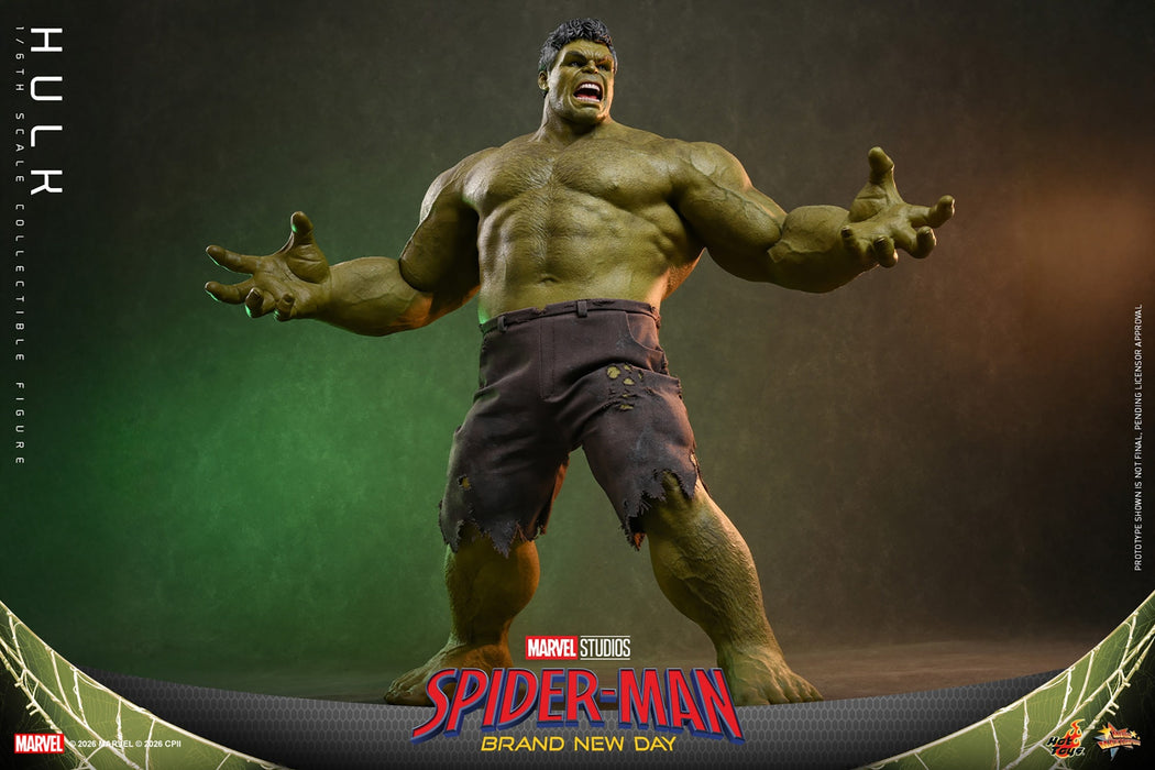 Hot toys Movie Masterpiece Series: Spiderman Brand New Day - Hulk Salvaje Escala 1/6