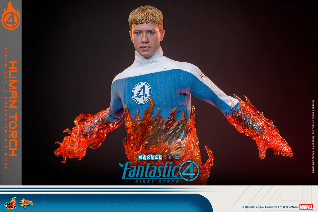 Hot Toys Movie Masterpiece Series: Marvel Los 4 Fantasticos - La Antorcha Humana Escala 1/6