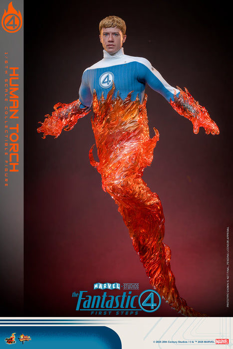 Hot Toys Movie Masterpiece Series: Marvel Los 4 Fantasticos - La Antorcha Humana Escala 1/6