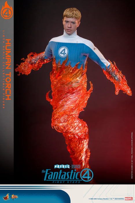 Hot Toys Movie Masterpiece Series: Marvel Los 4 Fantasticos - La Antorcha Humana Escala 1/6
