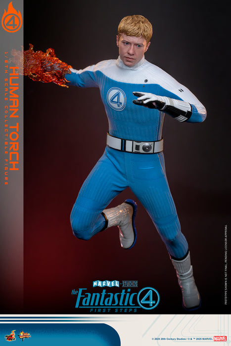 Hot Toys Movie Masterpiece Series: Marvel Los 4 Fantasticos - La Antorcha Humana Escala 1/6