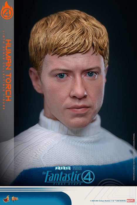 Hot Toys Movie Masterpiece Series: Marvel Los 4 Fantasticos - La Antorcha Humana Escala 1/6