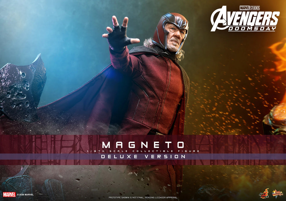 Hot Toys Movie Masterpiece Series: Avengers Doomsday - Magneto Deluxe Escala 1/6