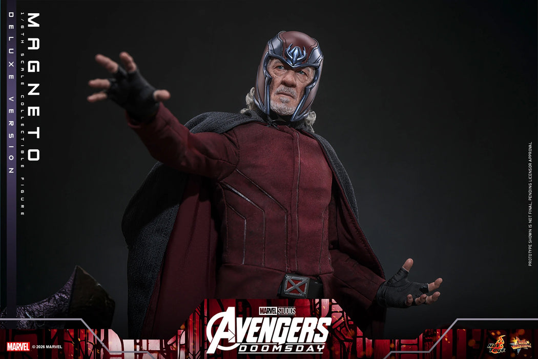 Hot Toys Movie Masterpiece Series: Avengers Doomsday - Magneto Deluxe Escala 1/6