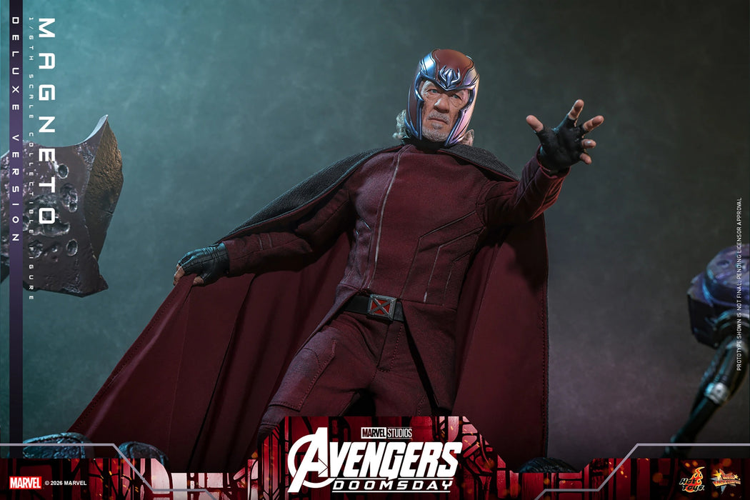 Hot Toys Movie Masterpiece Series: Avengers Doomsday - Magneto Deluxe Escala 1/6
