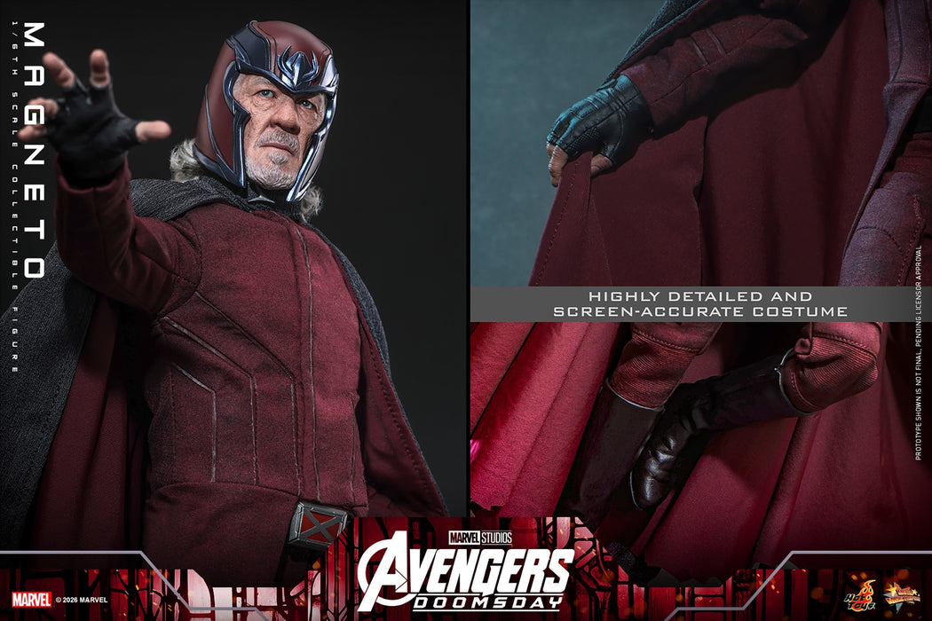 Hot Toys Movie Masterpiece Series: Avengers Doomsday - Magneto Escala 1/6