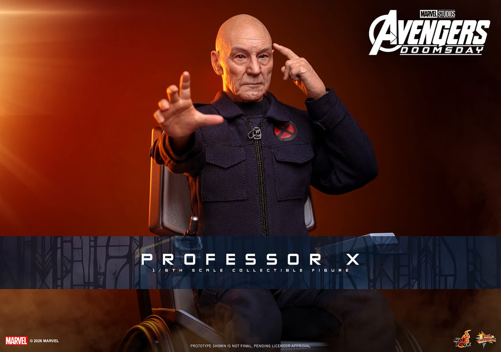 Hot Toys Movie Masterpiece Series: Avengers Doomsday - Professor X Escala 1/6