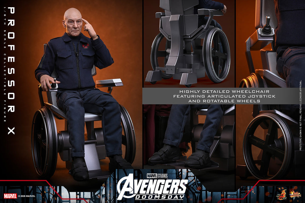 Hot Toys Movie Masterpiece Series: Avengers Doomsday - Professor X Escala 1/6