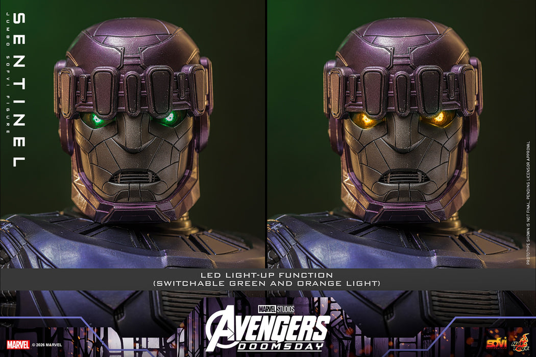 Hot Toys Jumbo Sofvi: Marvel Avengers Doomsday - Sentinela 60 cm