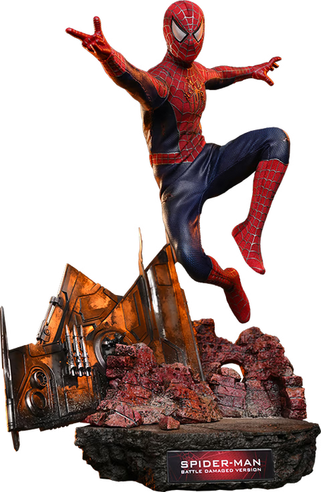 Hot Toys Masterpiece Series: Marvel Spiderman - SpiderMan Battle Damaged Escala 1/6