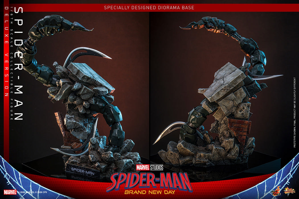 Hot toys Movie Masterpiece Series: Spiderman Brand New Day - Spider-Man Deluxe Escala 1/6