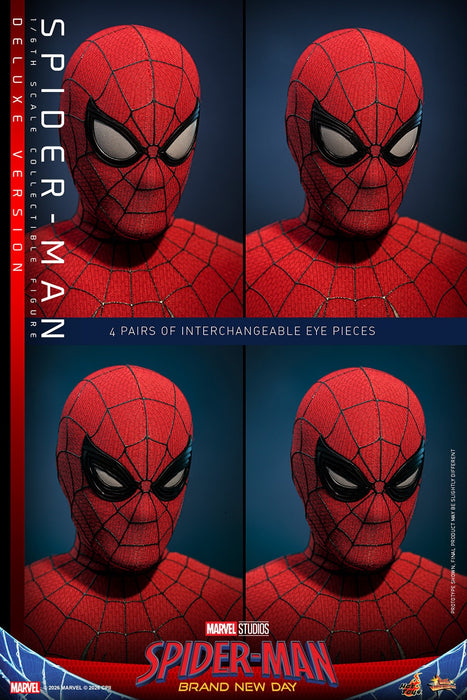 Hot toys Movie Masterpiece Series: Spiderman Brand New Day - Spider-Man Deluxe Escala 1/6