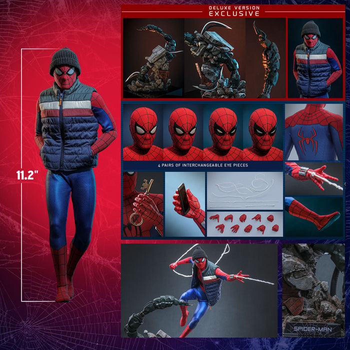 Hot toys Movie Masterpiece Series: Spiderman Brand New Day - Spider-Man Deluxe Escala 1/6