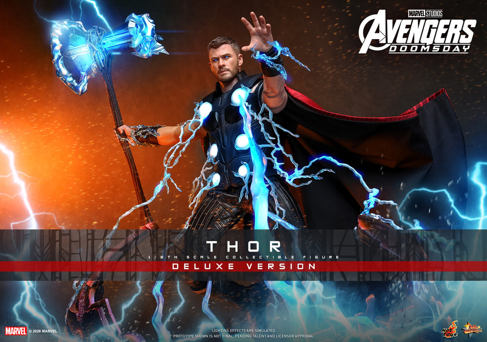 Hot Toys Movie Masterpiece Series: Avengers Doomsday - Thor Deluxe Escala 1/6