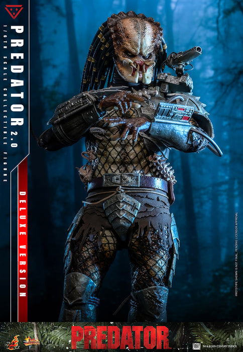 Hot Toys Movie Masterpiece Series: Depredador 1987 - Depredador 2.0 Deluxe Escala 1/6