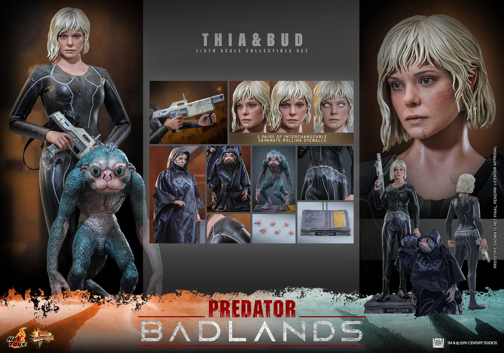 Hot Toys Movie Masterpiece Series: Depredador Tierras Salvajes - Thaia y Bud Escala 1/6