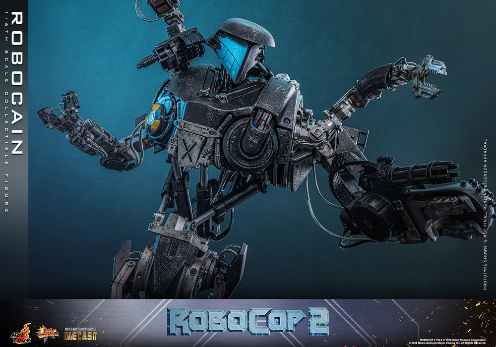 Hot Toys Movie Masterpiece Series Diecast: RoboCop - RoboCain Escala 1/6
