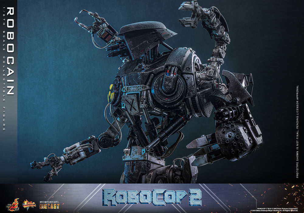 Hot Toys Movie Masterpiece Series Diecast: RoboCop - RoboCain Escala 1/6