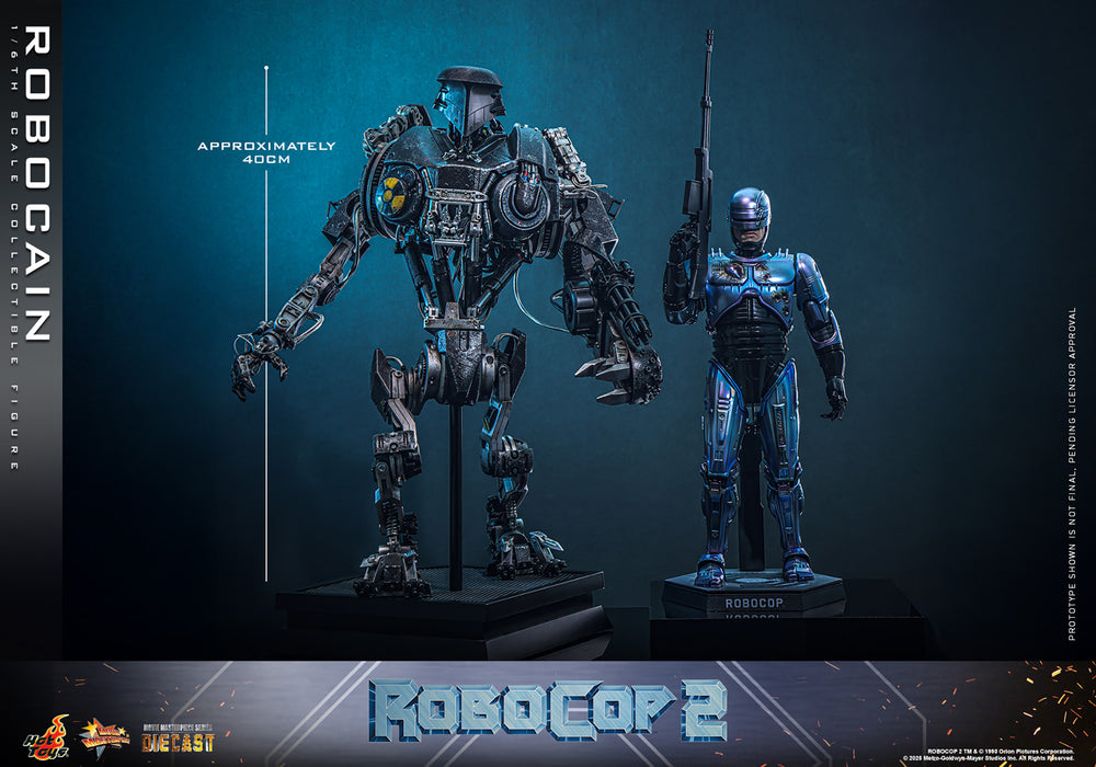 Hot Toys Movie Masterpiece Series Diecast: RoboCop - RoboCain Escala 1/6