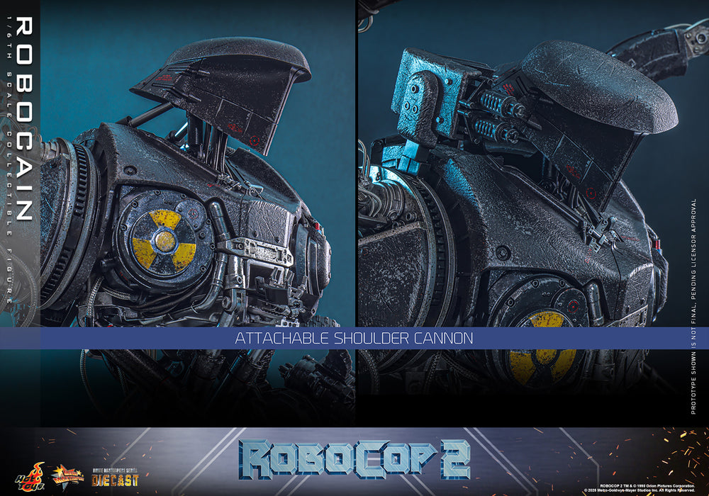 Hot Toys Movie Masterpiece Series Diecast: RoboCop - RoboCain Escala 1/6