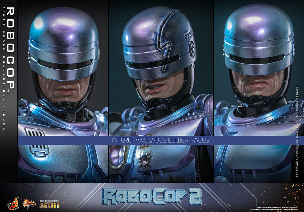 Hot Toys Movie Masterpiece Series Diecast: RoboCop - Robocop Escala 1/6