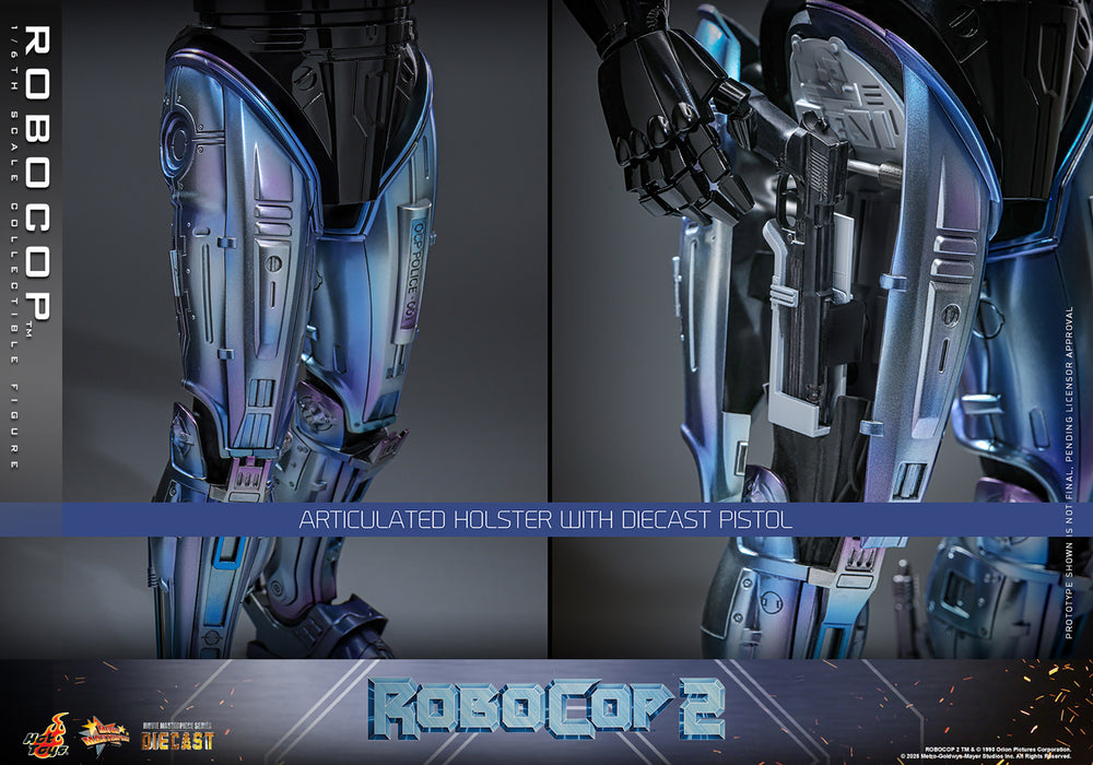 Hot Toys Movie Masterpiece Series Diecast: RoboCop - Robocop Escala 1/6