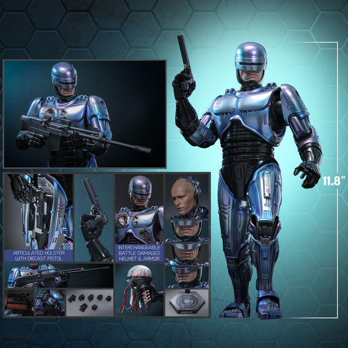 Hot Toys Movie Masterpiece Series Diecast: RoboCop - Robocop Escala 1/6
