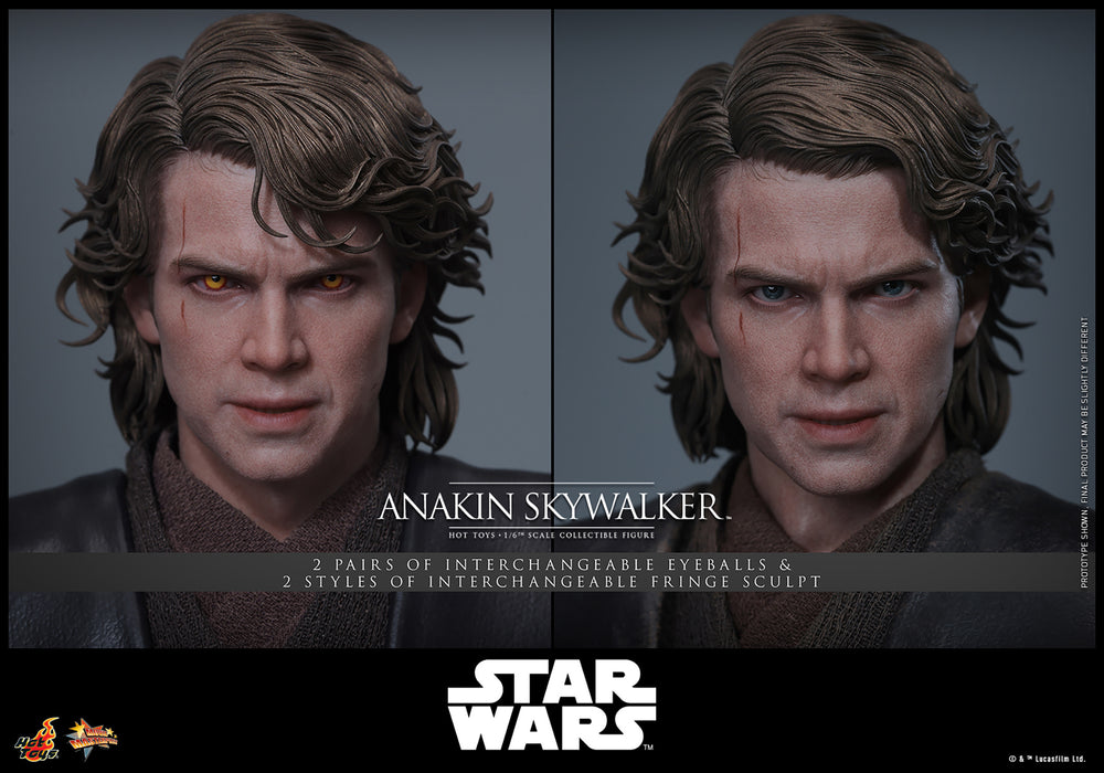 Hot Toys Movie Masterpiece Series: Star Wars La venganza de los Sith - Anakin Skywalker Escala 1/6