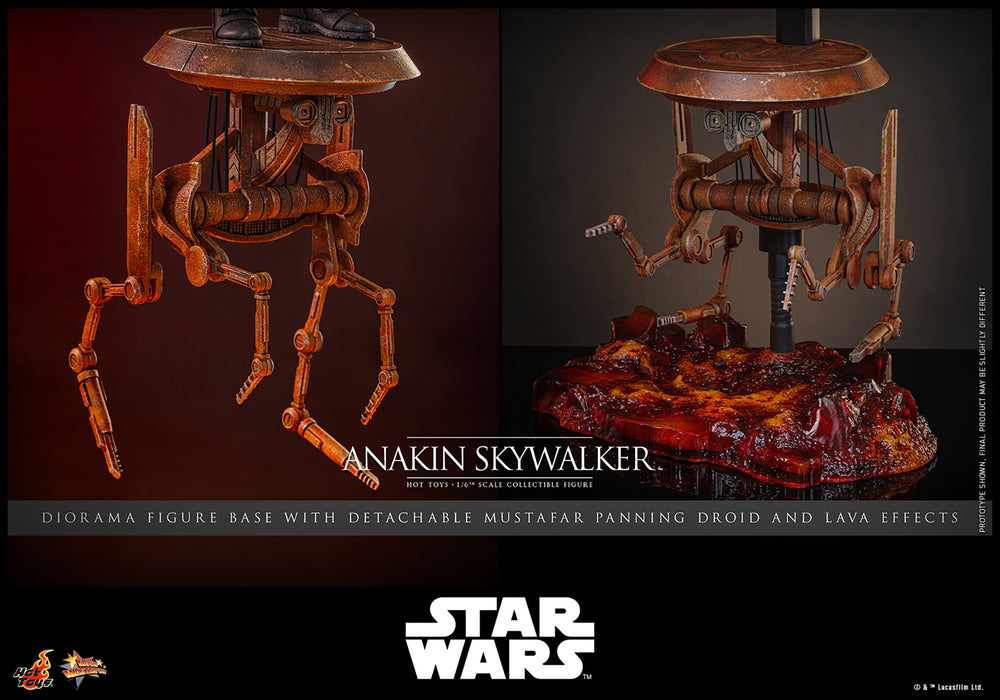 Hot Toys Movie Masterpiece Series: Star Wars La venganza de los Sith - Anakin Skywalker Escala 1/6
