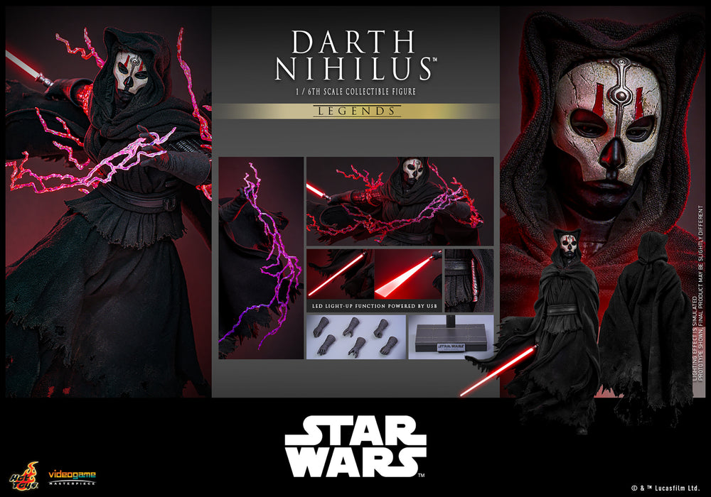 Hot Toys Videogame Masterpiece Series: Star Wars Legends - Darth Nihilus Escala 1/6