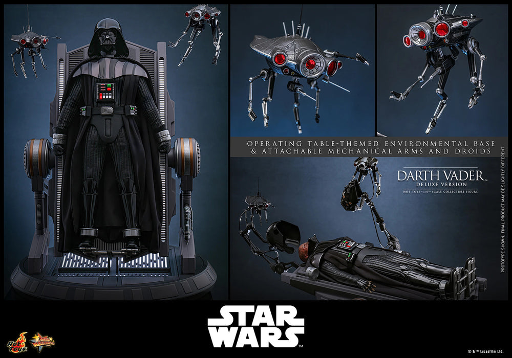 Hot Toys Movie Masterpiece Series: Star Wars - Darth Vader Version Deluxe Escala 1/6