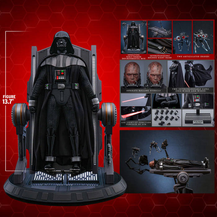Hot Toys Movie Masterpiece Series: Star Wars - Darth Vader Version Deluxe Escala 1/6