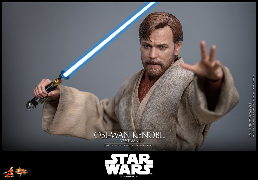 Hot Toys Movie Masterpiece Series: Star Wars La venganza de los Sith - Obi-Wan Kenobi Escala 1/6