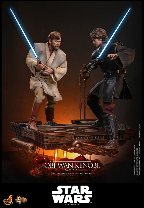 Hot Toys Movie Masterpiece Series: Star Wars La venganza de los Sith - Obi-Wan Kenobi Escala 1/6