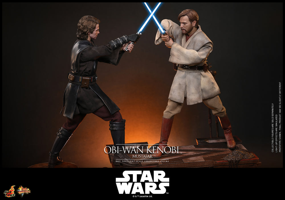 Hot Toys Movie Masterpiece Series: Star Wars La venganza de los Sith - Obi-Wan Kenobi Escala 1/6