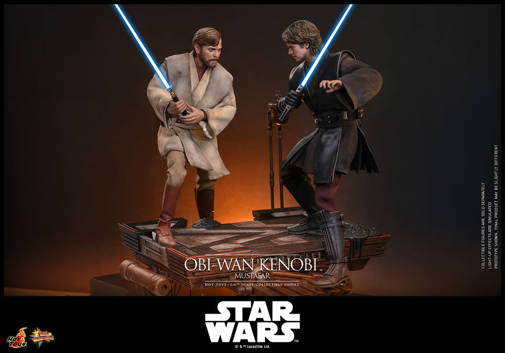 Hot Toys Movie Masterpiece Series: Star Wars La venganza de los Sith - Obi-Wan Kenobi Escala 1/6