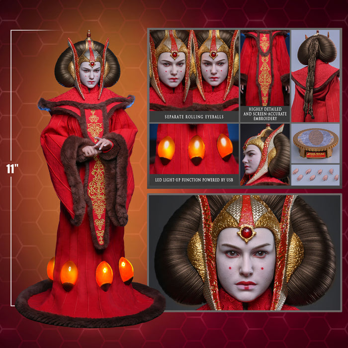 Hot Toys Movie Masterpiece Series:  Star Wars La Amenaza Fantasma - Reina Amidala Escala 1/6