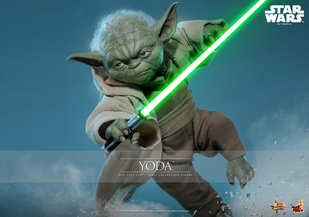 Hot Toys Movie Masterpiece Series: Star Wars Revenge Of The Sith - Yoda Escala 1/6