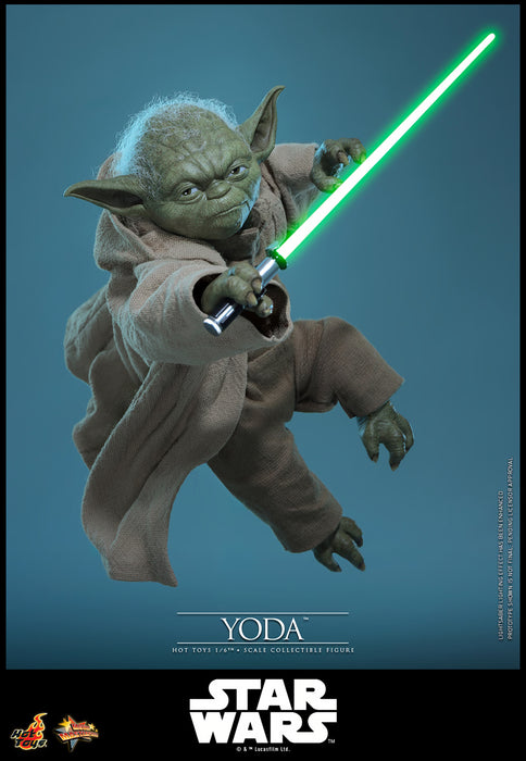 Hot Toys Movie Masterpiece Series: Star Wars Revenge Of The Sith - Yoda Escala 1/6