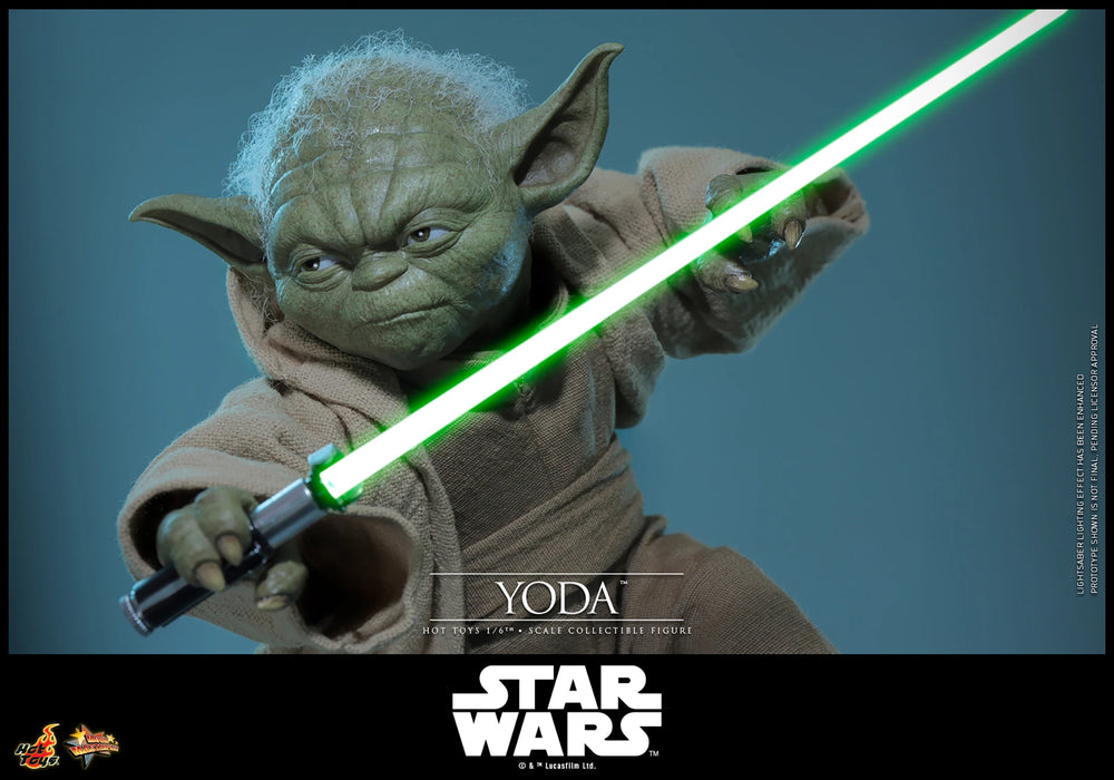 Hot Toys Movie Masterpiece Series: Star Wars Revenge Of The Sith - Yoda Escala 1/6