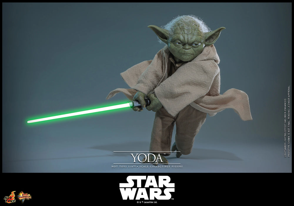 Hot Toys Movie Masterpiece Series: Star Wars Revenge Of The Sith - Yoda Escala 1/6