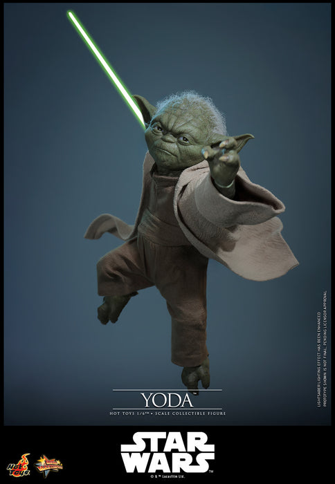 Hot Toys Movie Masterpiece Series: Star Wars Revenge Of The Sith - Yoda Escala 1/6
