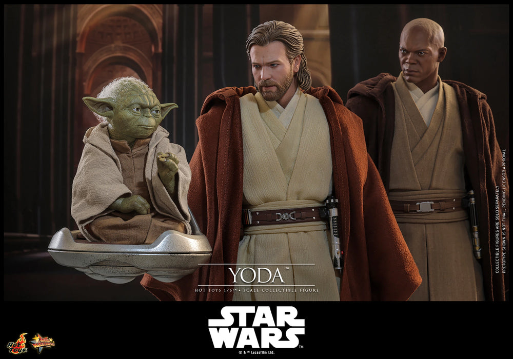 Hot Toys Movie Masterpiece Series: Star Wars Revenge Of The Sith - Yoda Escala 1/6