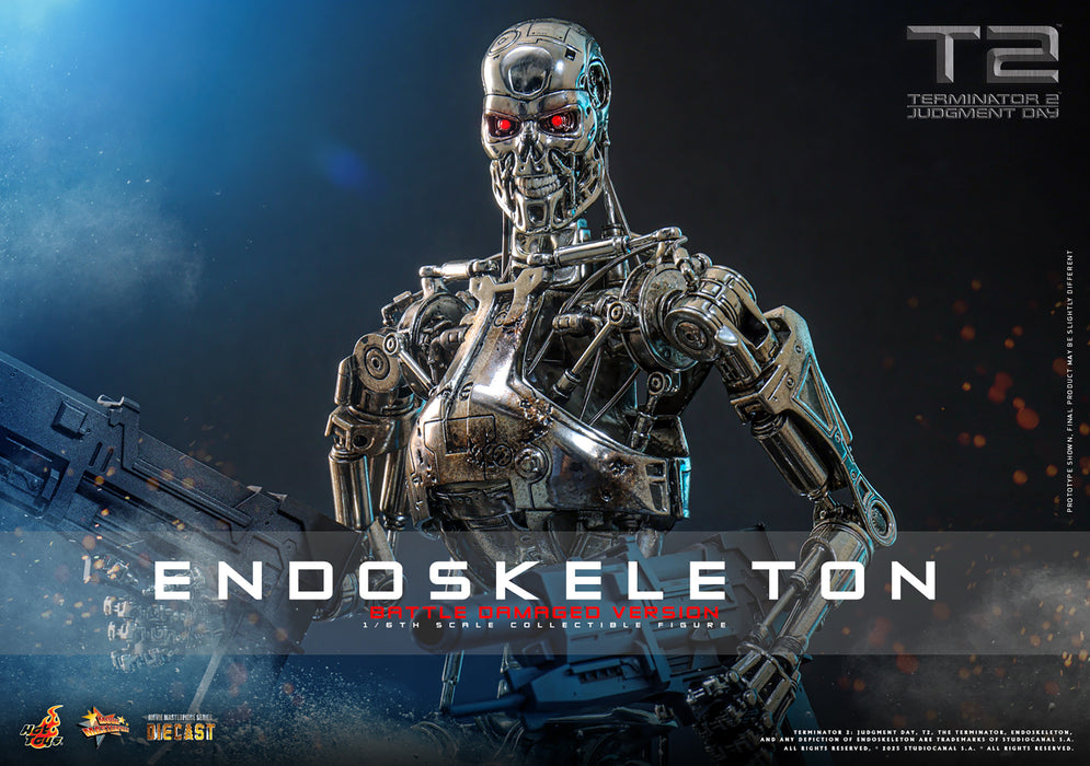 Hot Toys Movie Masterpiece Series: Terminator 2 El Juicio Final - Endoskeleton Escala 1/6